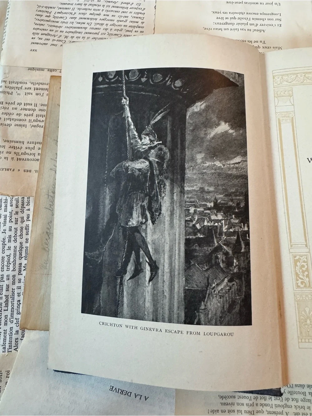 Antique 1900 “Crichton” by William Harrison Ainsworth | Victorian Hardcover Book